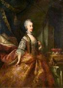 Johann Gottfried Auerbach Archduchess Maria Amalia of Austria oil painting on canvas